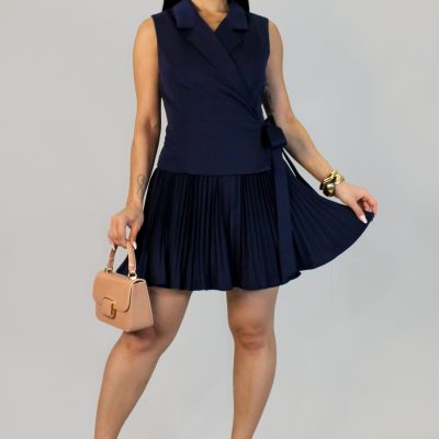 Exit Ahead Dress - Blue