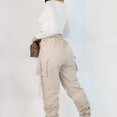 Never Looking Back Jogger - Taupe