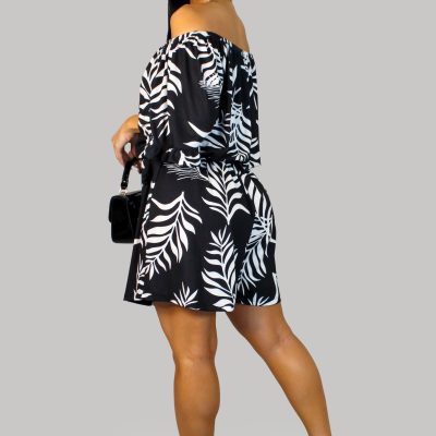 Garden Spirit Romper- Black