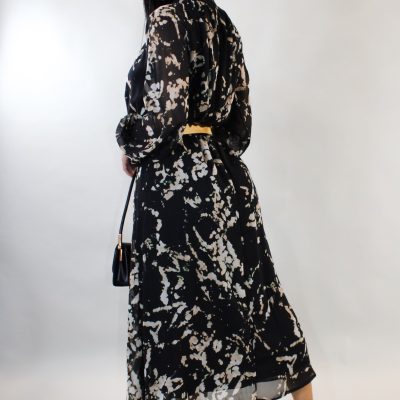 Destiny Midi Dress - Black