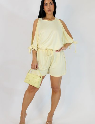 Your Way Short Set - Yellow