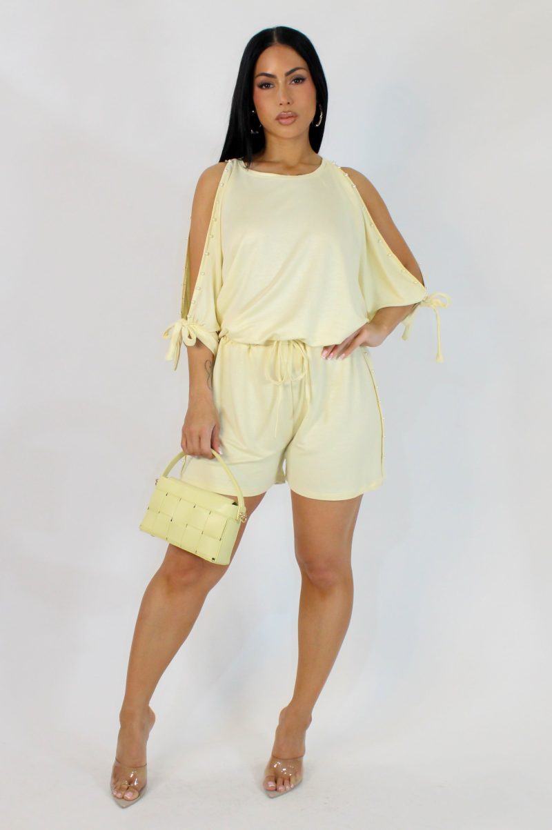 Your Way Short Set - Yellow