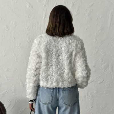 Petals Jacket - White