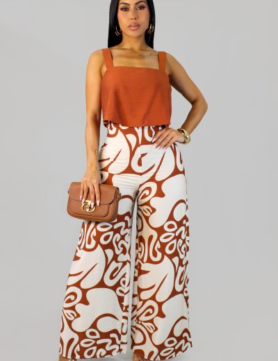 Found You Here Jumpsuit - Rust