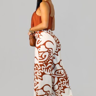 Found You Here Jumpsuit - Rust