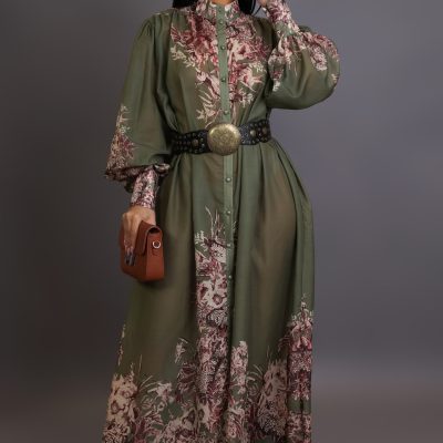 Keep It A Secret Maxi Dress - Green