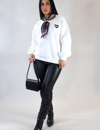 Waiting For You Sweater - White