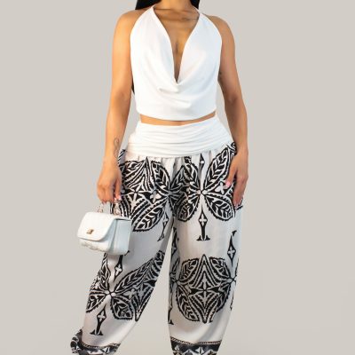 BoraBora's Evening Pant - Black & White