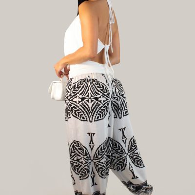 BoraBora's Evening Pant - Black & White